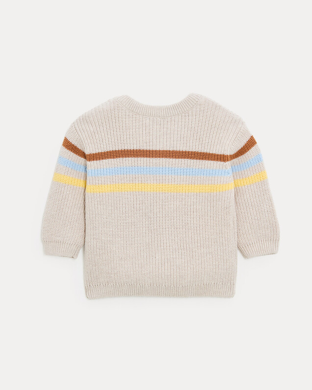 Pull en tricot fantaisie Willie Coloris beige Natalys