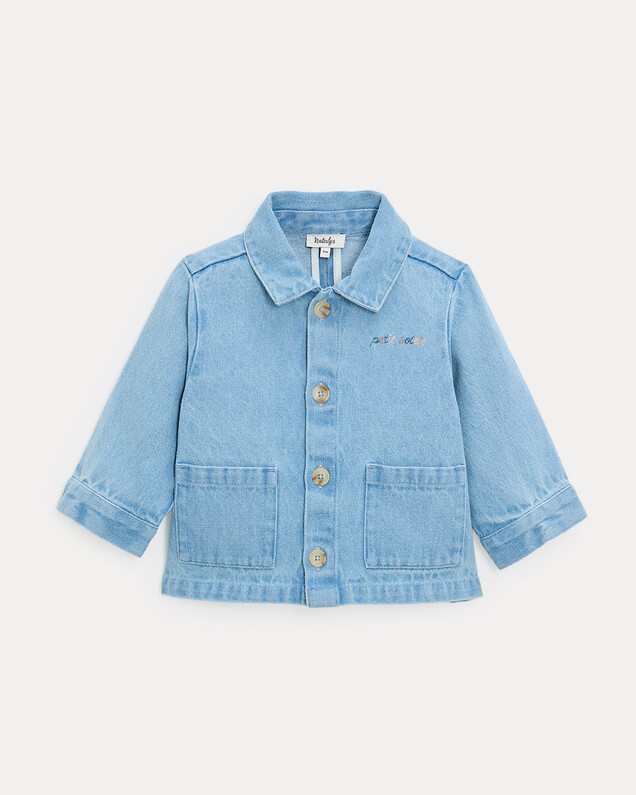 Veste en denim Austin Coloris bleu Natalys