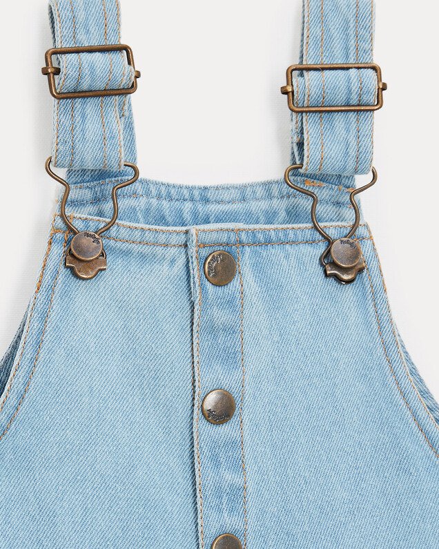 Salopette longue en denim Jack Coloris bleu Natalys