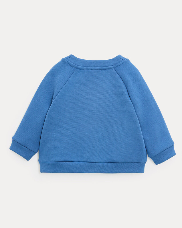 Gilet en molleton Georges Coloris bleu nattier Natalys