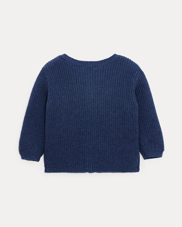 Gilet en tricot fantaisie James Coloris bleu nattier Natalys