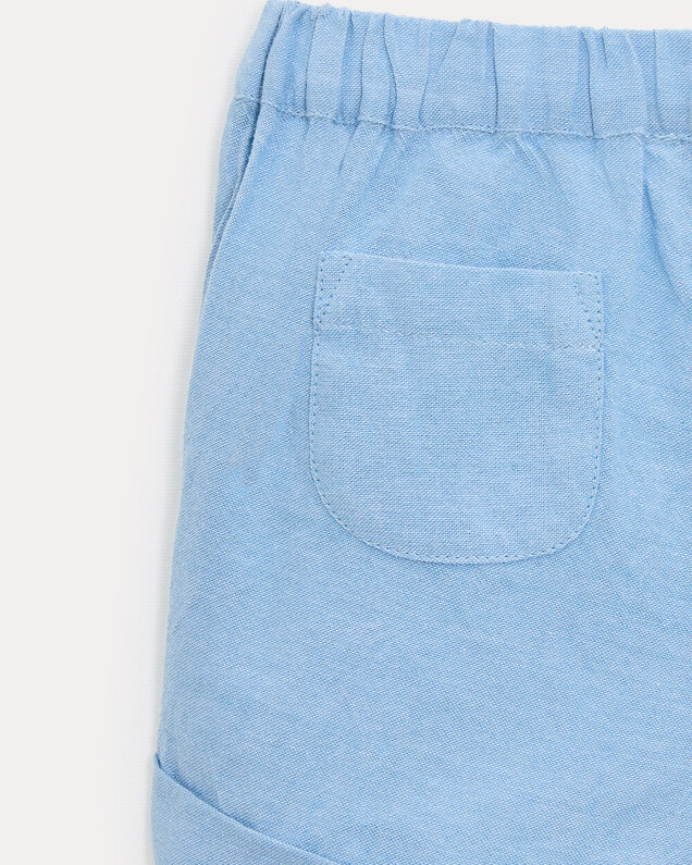 Short en chambray Noé Coloris bleu clair Natalys