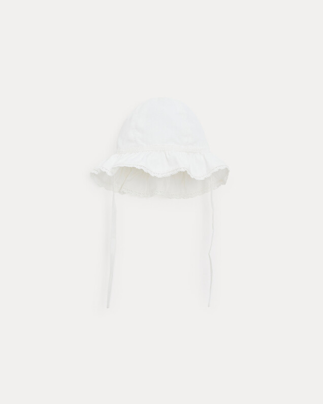 Chapeau en popeline Lison Coloris écru Natalys