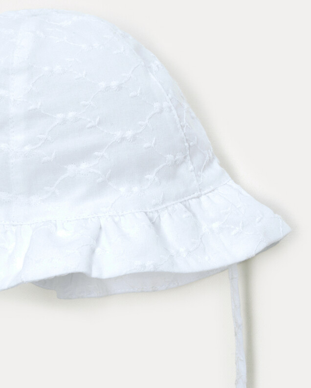 Chapeau en broderie Lison Coloris écru  Natalys
