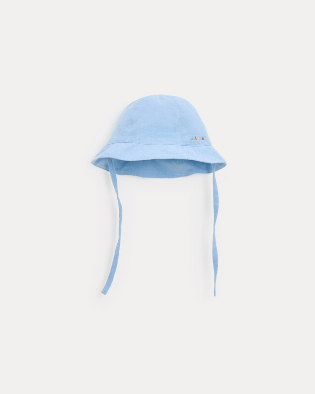Chapeau en chambray Mahault Coloris bleu clair  Natalys