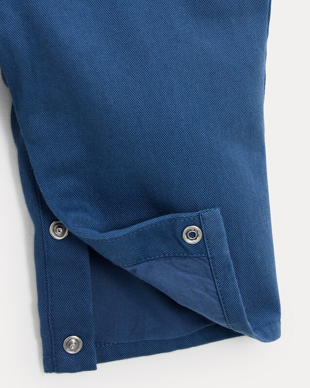 Salopette longue en twill Valentin Coloris bleu nattier Natalys