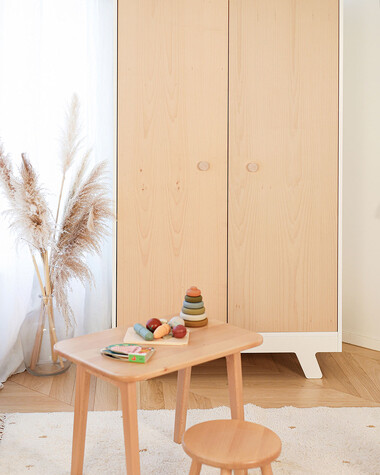 Armoire Lubin Coloris bois  Natalys