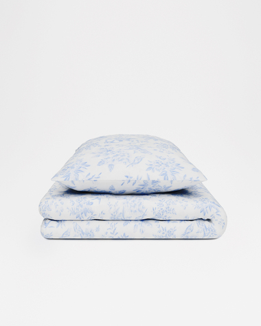 Parure de lit Colette Imprim&eacute; porcelaine  Natalys