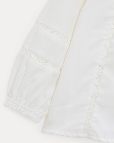 Blouse &agrave; manches longues Ad&egrave;le Coloris &eacute;cru  Natalys