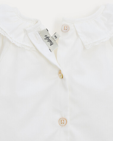 Blouse &agrave; manches longues Ad&egrave;le Coloris &eacute;cru  Natalys