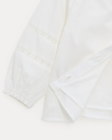 Blouse &agrave; manches longues Ad&egrave;le Coloris &eacute;cru  Natalys