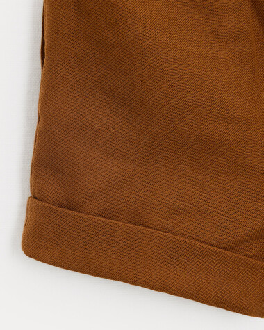 Short en gaze de coton No&eacute; Coloris noisette  Natalys
