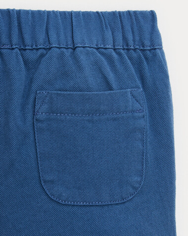 Short en twill No&eacute; Coloris bleu nattier  Natalys