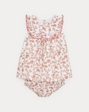 Robe &agrave; volants Coline Imprim&eacute; arabesque  Natalys