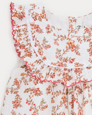 Robe &agrave; volants Coline Imprim&eacute; arabesque  Natalys