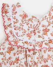 Robe &agrave; volants Coline Imprim&eacute; arabesque  Natalys