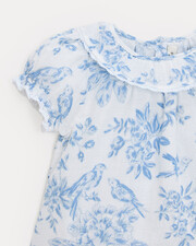 Blouse manches courtes Thelma Imprim&eacute; porcelaine  Natalys