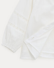 Blouse à manches longues Adèle Coloris écru Natalys