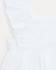 Robe en broderie sans manches Eglantine Coloris écru Natalys
