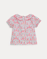 Blouse manches courtes Thelma En tissu Liberty Natalys