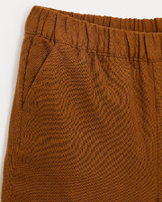 Pantalon en gaze de coton Achille Coloris noisette Natalys