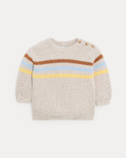 Pull en tricot fantaisie Willie Coloris beige  Natalys