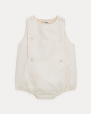 Barboteuse en twill Honoré Coloris beige Natalys