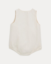 Barboteuse en twill Honoré Coloris beige Natalys
