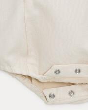 Barboteuse en twill Honoré Coloris beige Natalys