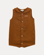 Combinaison courte col marin Ernest Coloris noisette Natalys
