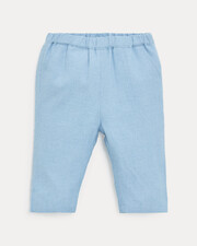 Pantalon en chambray Achille Coloris bleu clair Natalys