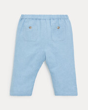 Pantalon en chambray Achille Coloris bleu clair Natalys