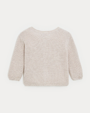 Gilet en tricot fantaisie James Coloris beige Natalys