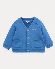 Gilet en molleton Georges Coloris bleu nattier Natalys