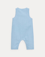 Combinaison longue en chambray Marceau Coloris bleu clair Natalys