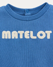 Pull en molleton Matelot Jo Coloris bleu Natalys