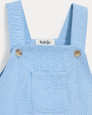 Barboteuse en chambray Octave Coloris bleu clair Natalys