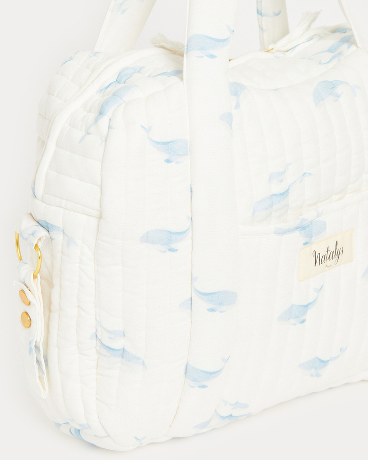 Sac à langer Auguste Imprimé baleines Natalys