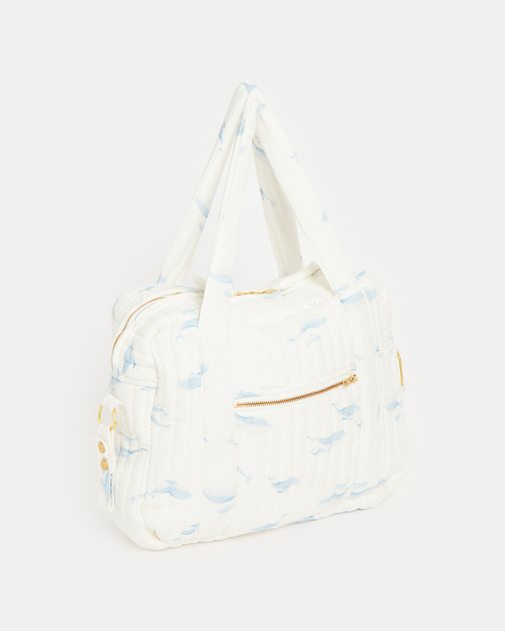 Sac à langer Auguste Imprimé baleines Natalys