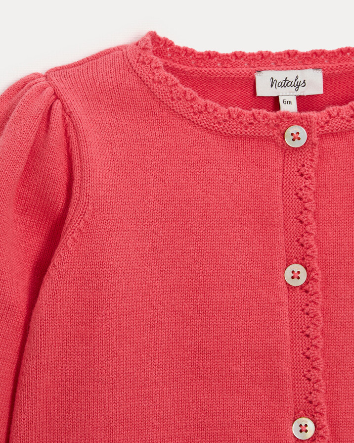 Gilet fantaisie Victoire Coloris grenadine Natalys
