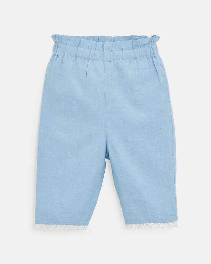 Pantalon en chambray Paula Coloris bleu clair Natalys