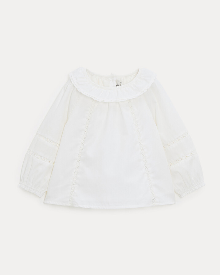 Blouse à manches longues Adèle Coloris écru Natalys
