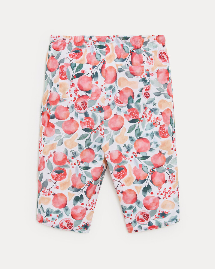 Pantalon en voile de coton Paula Imprimé grenade Natalys