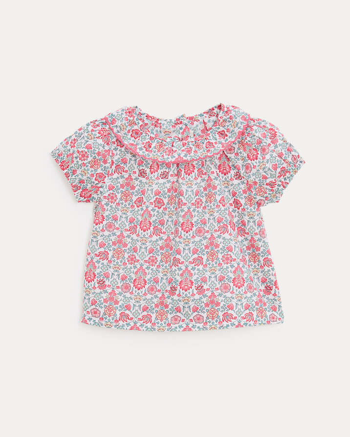 Blouse manches courtes Thelma En tissu Liberty Natalys