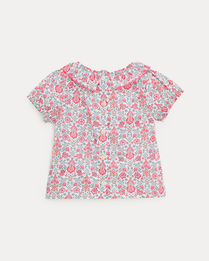 Blouse manches courtes Thelma En tissu Liberty Natalys