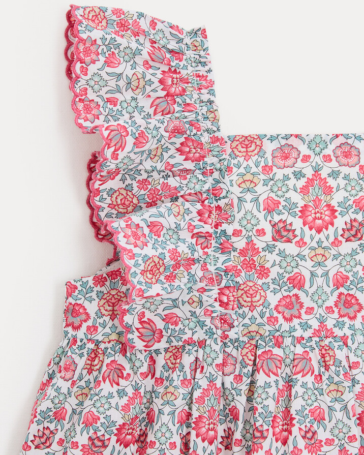 Robe sans manches Eglantine En tissu Liberty Natalys