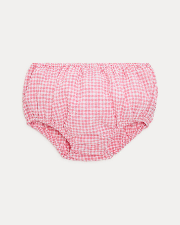 Robe à bretelles en seersucker Romane Imprimé vichy grenadine Natalys