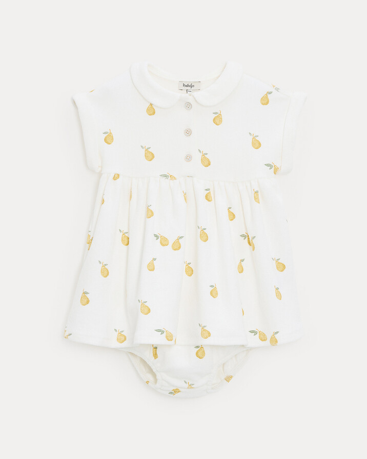 Robe en éponge Léonie Imprimé poires Natalys