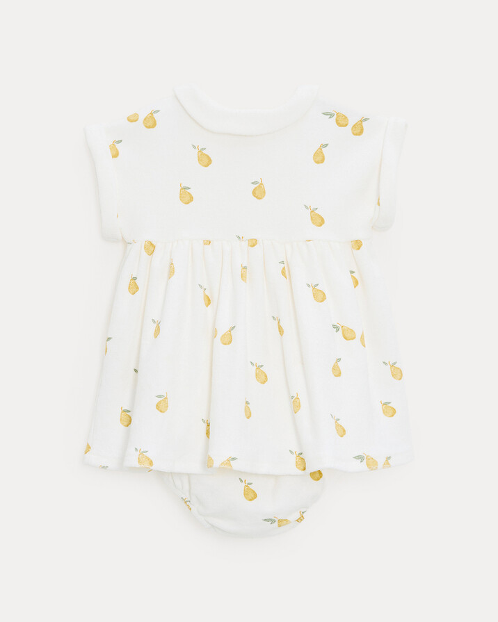 Robe en éponge Léonie Imprimé poires Natalys