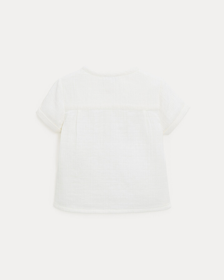 Chemise à manches courtes Théodore Coloris écru Natalys